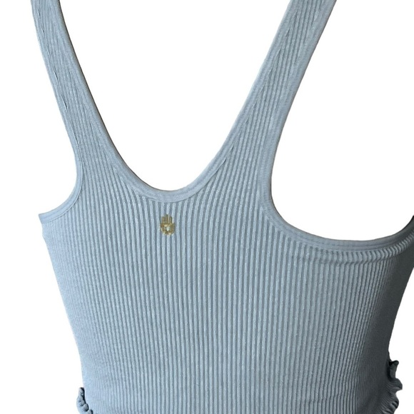 SPIRITUAL GANGSTER Seamless Top Crop Bra, light Blue, size M/L - Picture 8 of 15